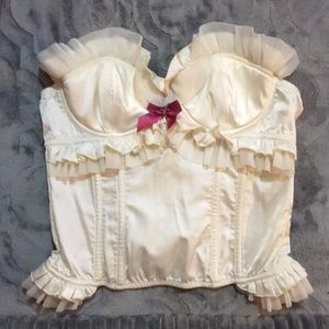Gorgeous Victoria’s Secret pinup corset top 34 C